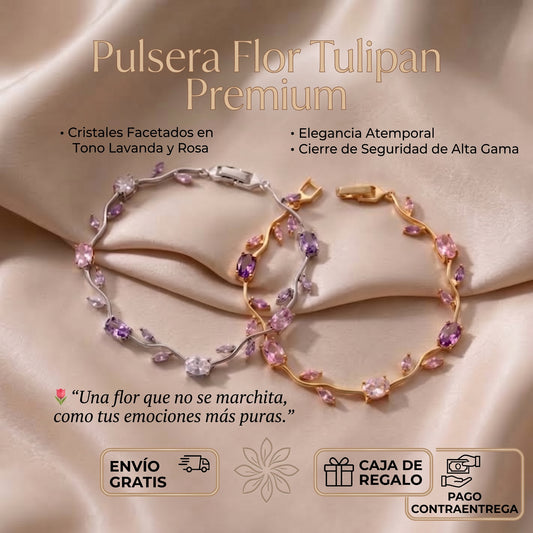 Pulsera Flor Tulipan