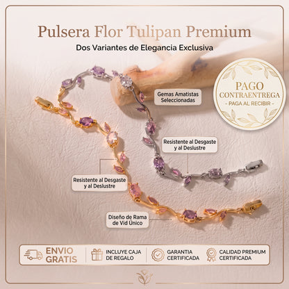 Pulsera Flor Tulipan