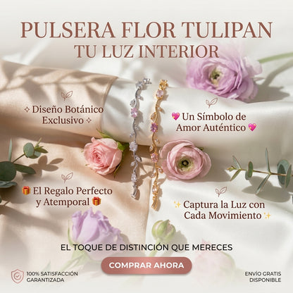 Pulsera Flor Tulipan